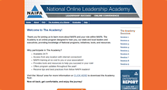 Desktop Screenshot of naifaleadershipacademy.com
